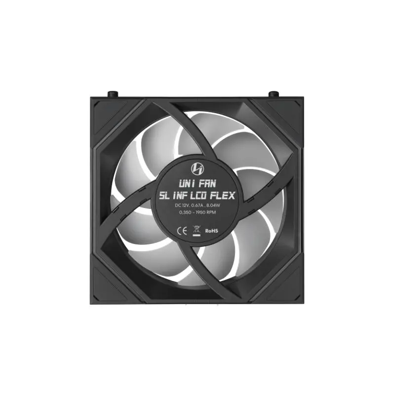 Lian Li вентилатор Fan 120mm - SL-INF LCD FLEX - Black, Reverse - image 5