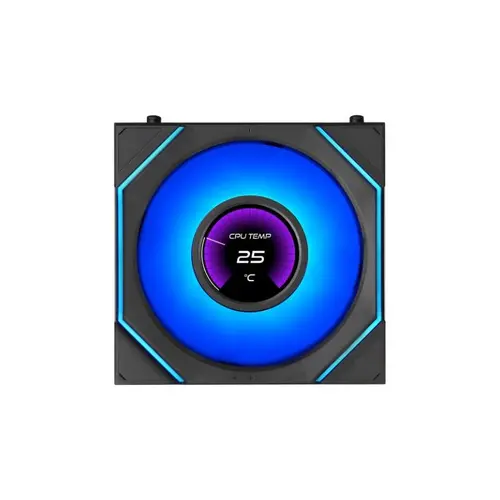 Lian Li Ανεμιστήρας 120mm - SL-INF LCD FLEX - Μαύρο, Αντίστροφος - 1