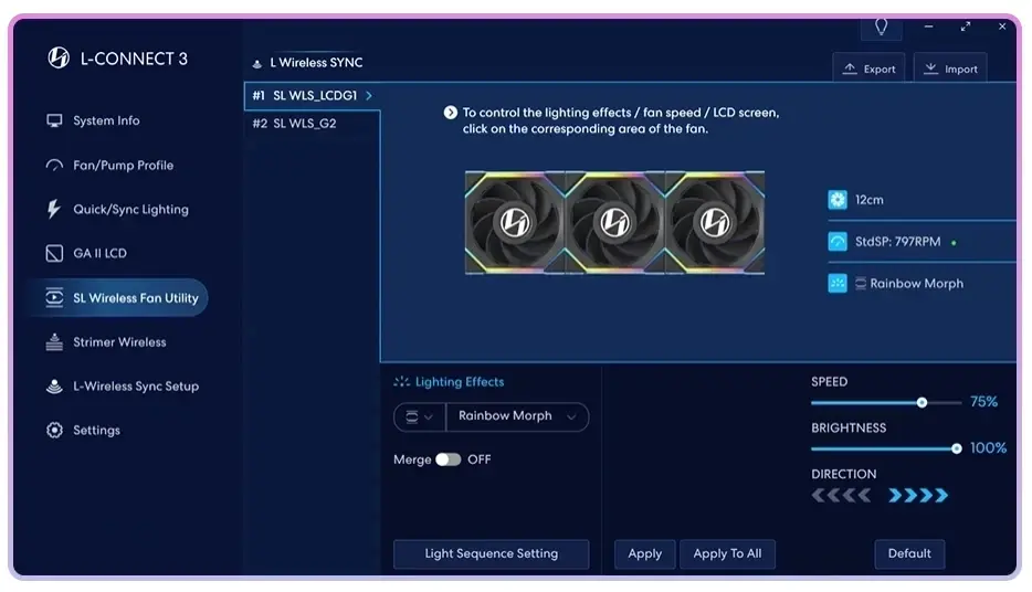 Lian Li безжичен фан контролер UNI FAN Wireless Controller V2.1 - black - image 5