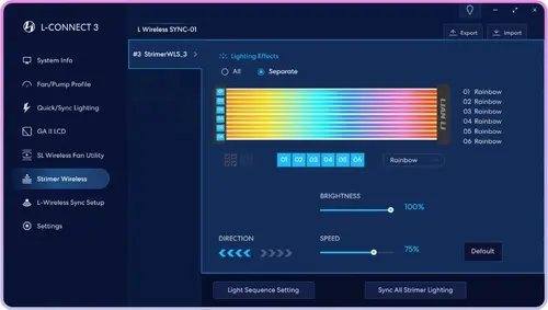 Lian Li безжичен фан контролер UNI FAN Wireless Controller V2.1 - black - 8