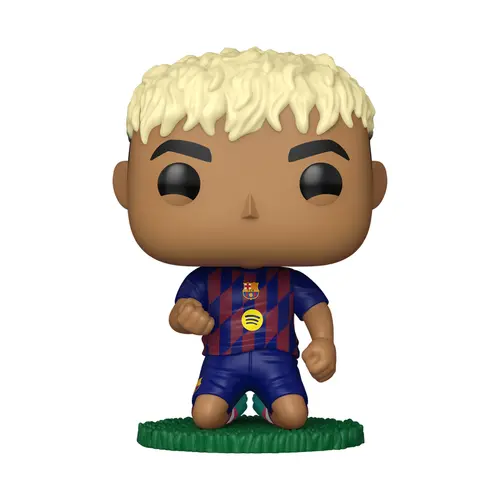 Φιγούρα Funko Pop! Ποδόσφαιρο: Barcelona - Lamine Yamal (γονατιστός) #107 - 1
