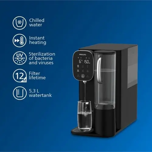 ДИСПЕНСЪР ЗА ВОДА С ОБРАТНА ОСМОЗА ADD6912BK PHILIPS - image 1