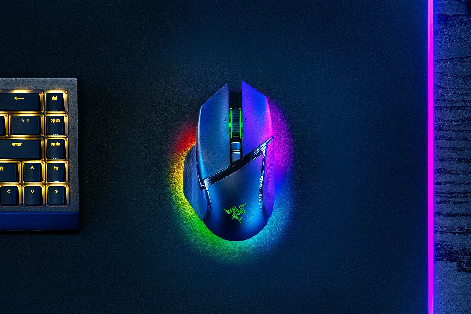 ГЕЙМЪРСКА МИШКА RAZER BASILISK V3 Pro - Безжична / Wireless - Black - PN RZ01-04620100-R3G1 - image 6