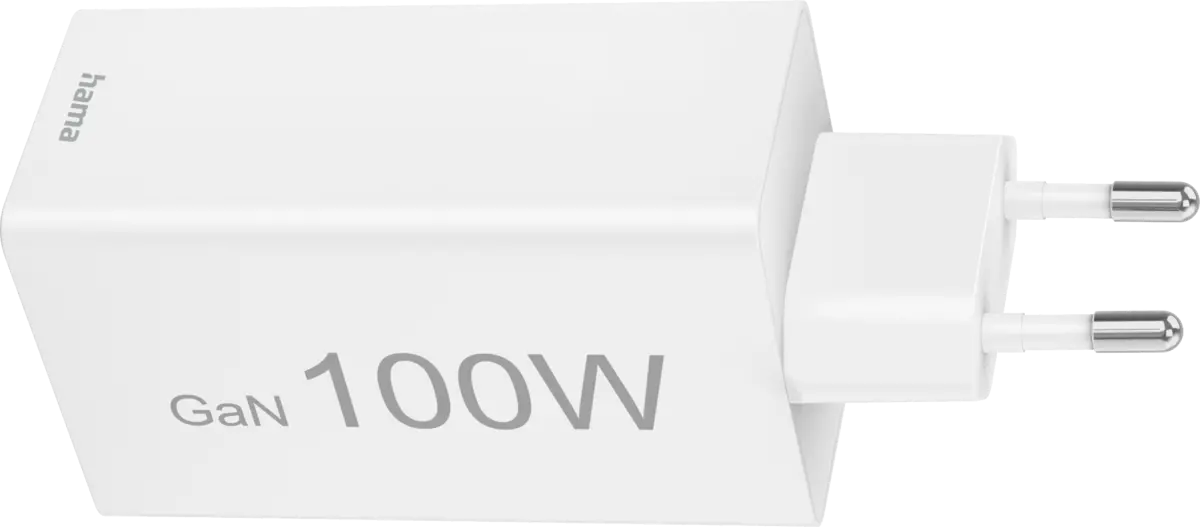 Зарядно устройство, 3 порта, Hama Wireless charger USB-C USB-A 100W White - PN 00201997 - image 2