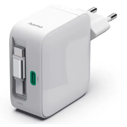 Зарядно устройство, бързо, 2 порта Hama Wireless charger USB-C 65W - PN 00201957 - image 3