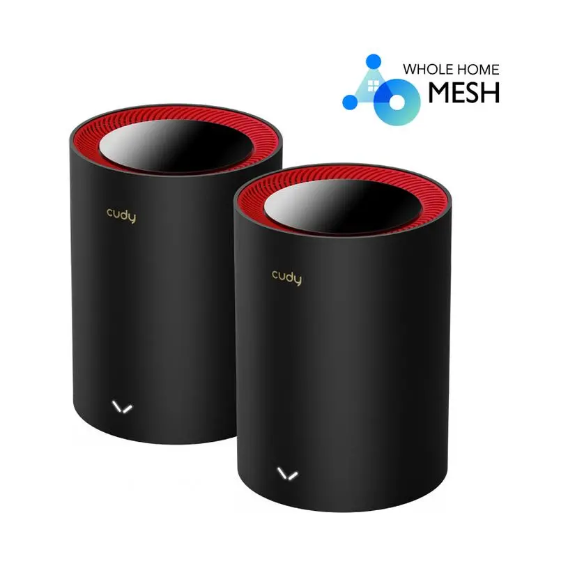 Безжична MESH система Cudy M3000, 2 броя, AX3000 Dual Band, 2.4/5 GHz, 574 - 2402 Mbps