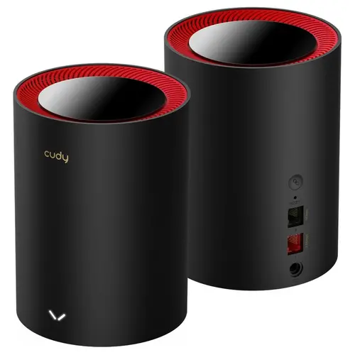 Безжична MESH система Cudy M3000, 2 броя, AX3000 Dual Band, 2.4/5 GHz, 574 - 2402 Mbps - image 1