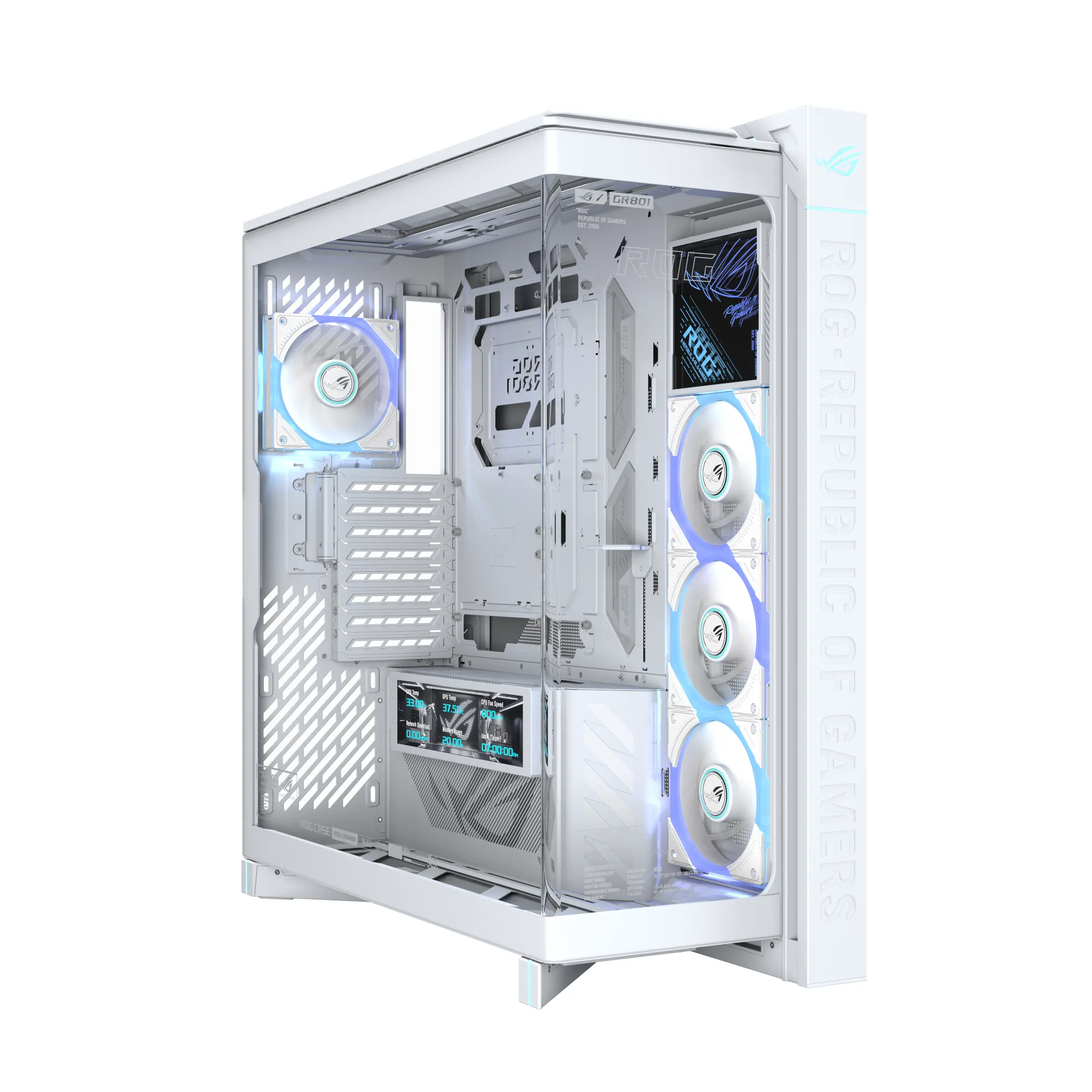 Кутия ASUS ROG CRONOX ARGB E-ATX Mid-Tower - White - image 1