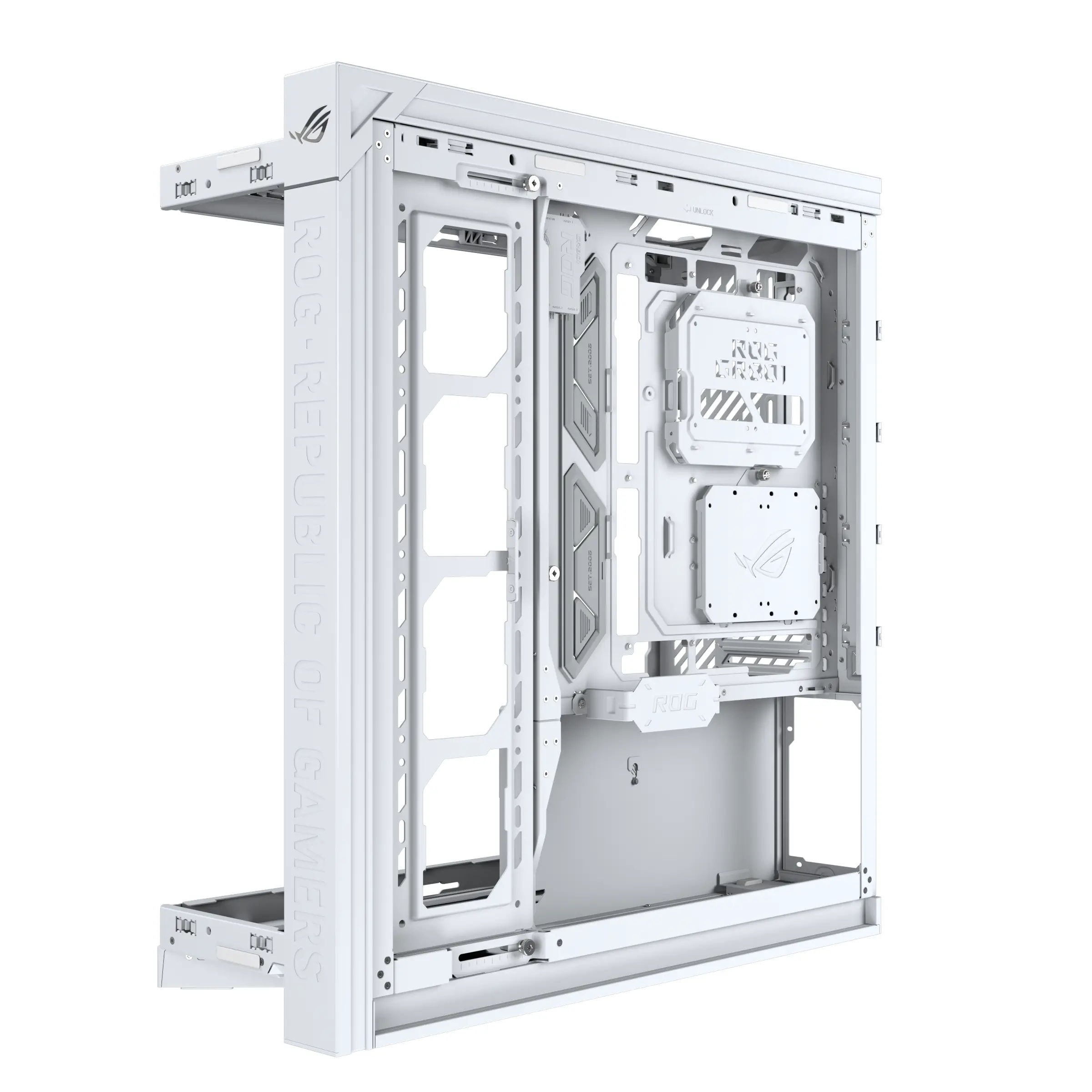 Кутия ASUS ROG CRONOX ARGB E-ATX Mid-Tower - White - image 14