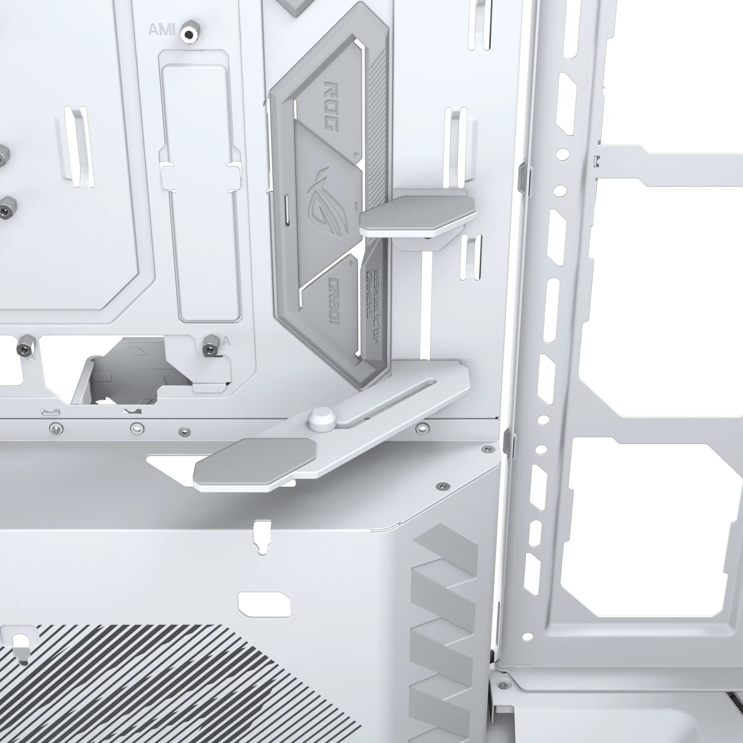 Кутия ASUS ROG CRONOX ARGB E-ATX Mid-Tower - White - image 15