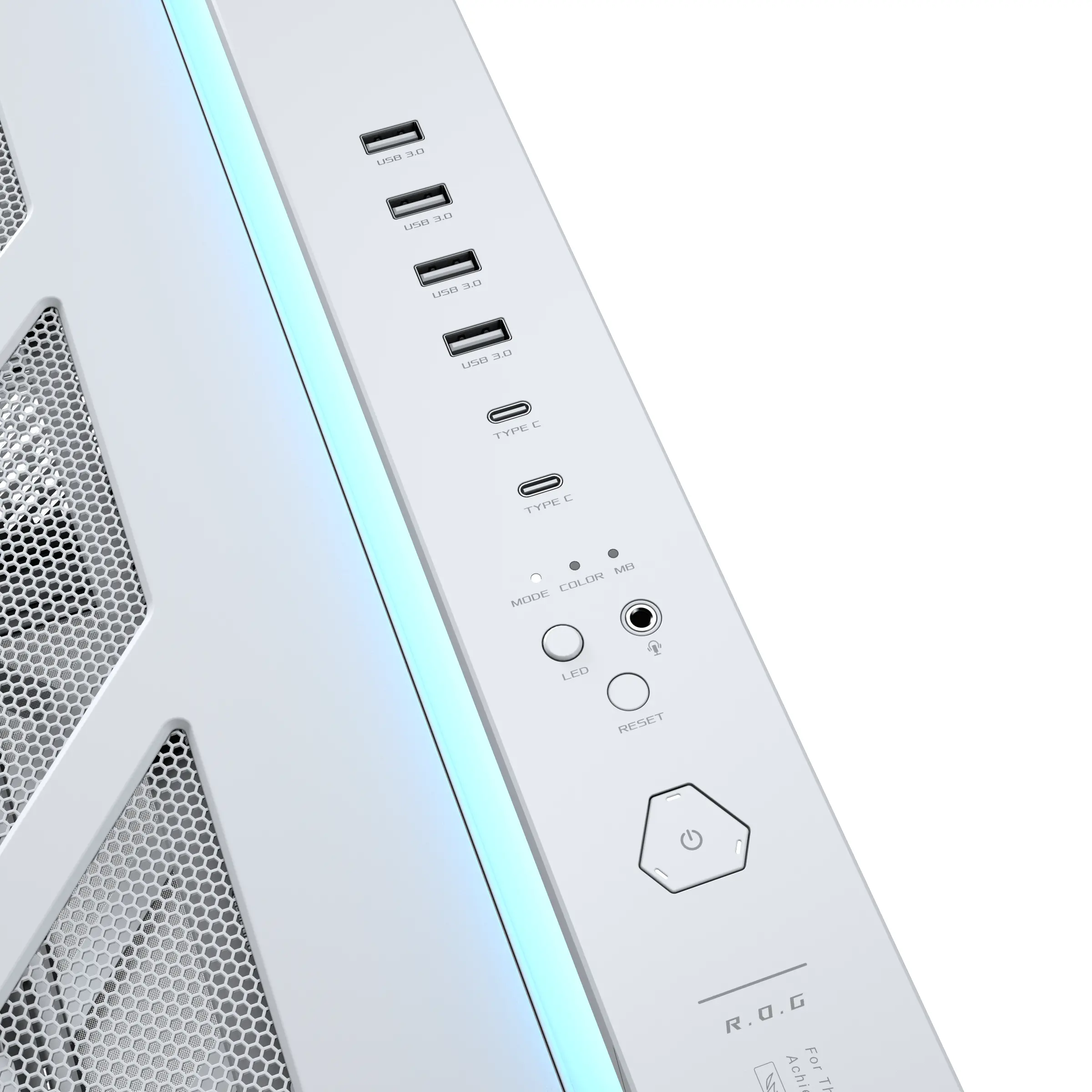 Кутия ASUS ROG CRONOX ARGB E-ATX Mid-Tower - White - image 6