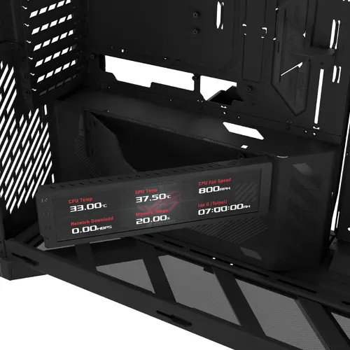 Κουτί υπολογιστή, Asus ROG Cronox GR801 Curved TG ARGB - 12