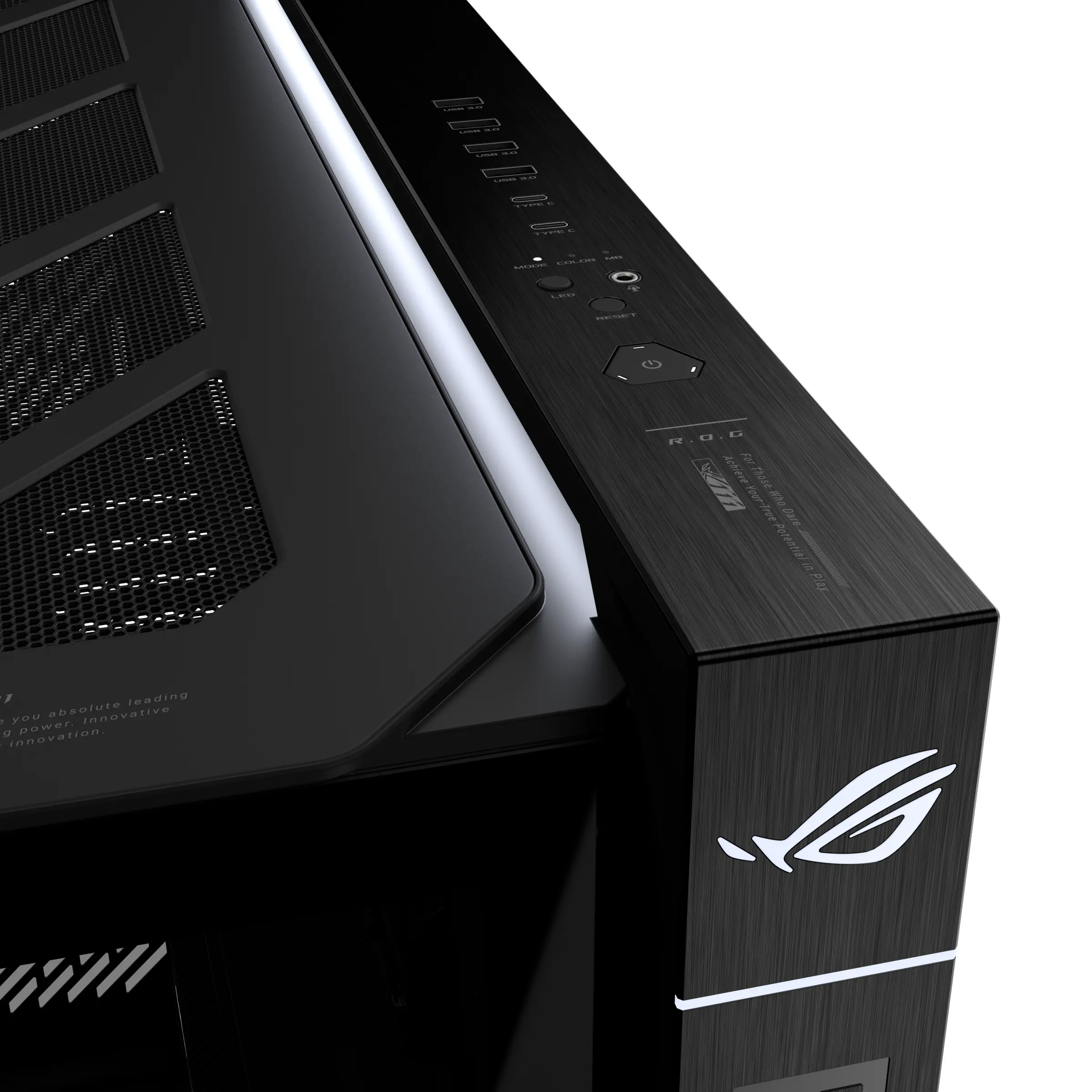 Кутия за компютър, Asus ROG Cronox GR801 Curved TG ARGB - image 5