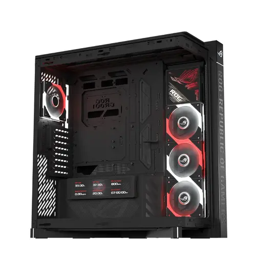 Кутия за компютър, Asus ROG Cronox GR801 Curved TG ARGB - 10