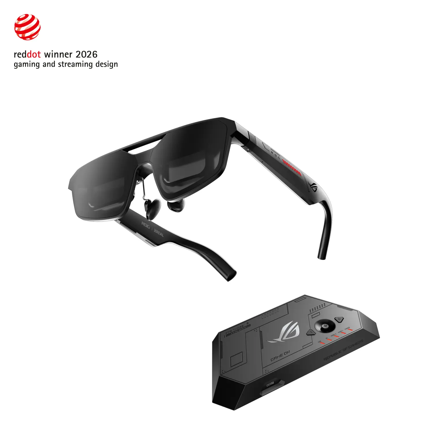 Γυαλιά gaming ASUS ROG XREAL R1 οθόνη Micro-OLED, 240Hz, 0.01ms