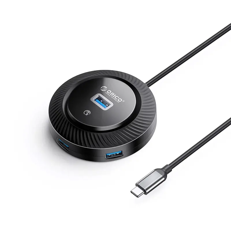 Orico хъб USB3.0 HUB Type-C - 4 x USB3.0 - YK2-C3-03-BK