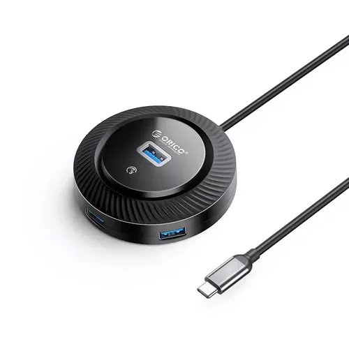 Orico хъб USB3.0 HUB Type-C - 4 x USB3.0 - YK2-C3-03-BK