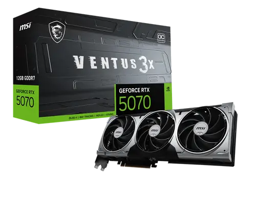 Видео карта, MSI RTX5070 12 VENTUS 3X OC - 5
