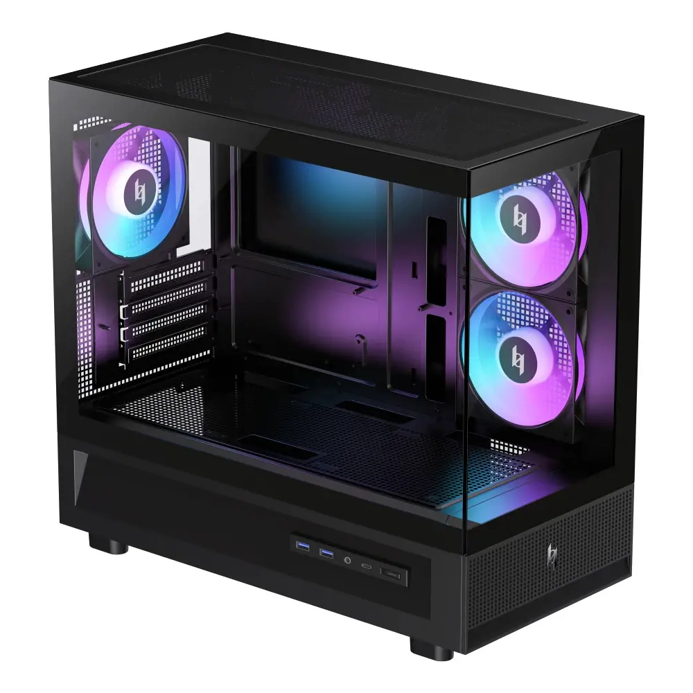 Gamemax кутия Case mATX - NEX C31 BK - image 1