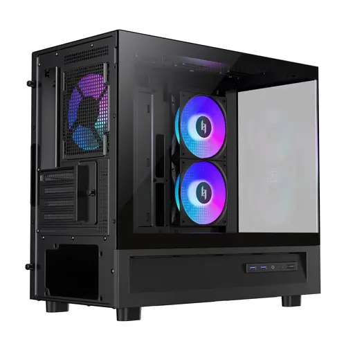 Gamemax кутия Case mATX - NEX C31 BK - 7