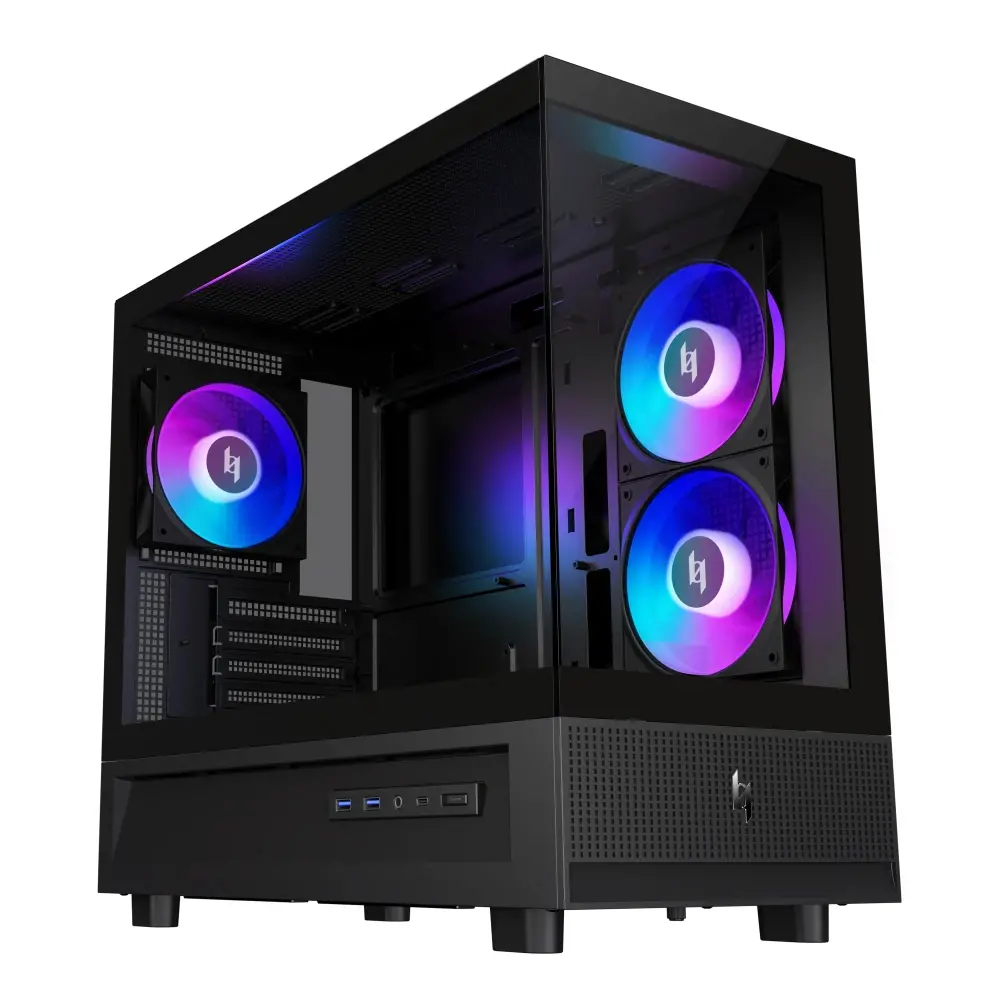 Gamemax кутия Case mATX - NEX C31 BK - image 7