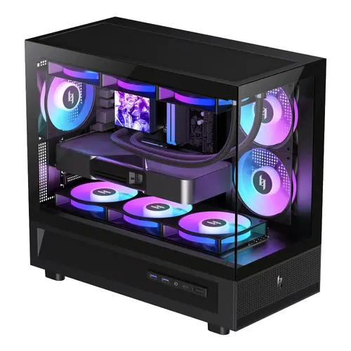 Gamemax кутия Case mATX - NEX C31 BK - 9