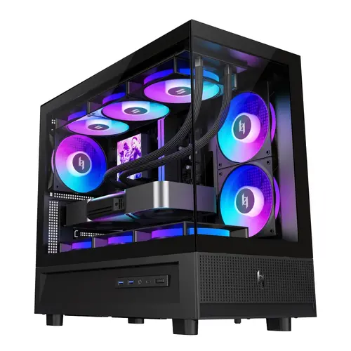 Gamemax кутия Case mATX - NEX C31 BK - 1