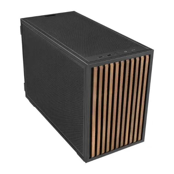 Lian Li кутия Case mATX - DAN Cases B4 Wood Edition - Black - image 1