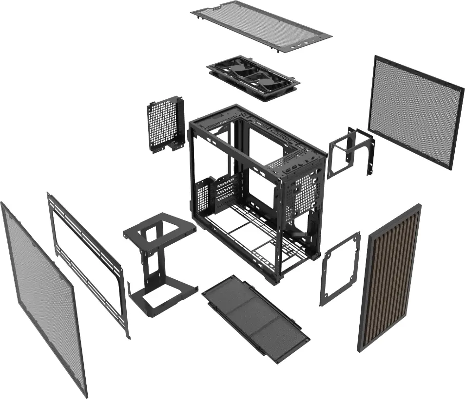 Lian Li кутия Case mATX - DAN Cases B4 - Black - image 18