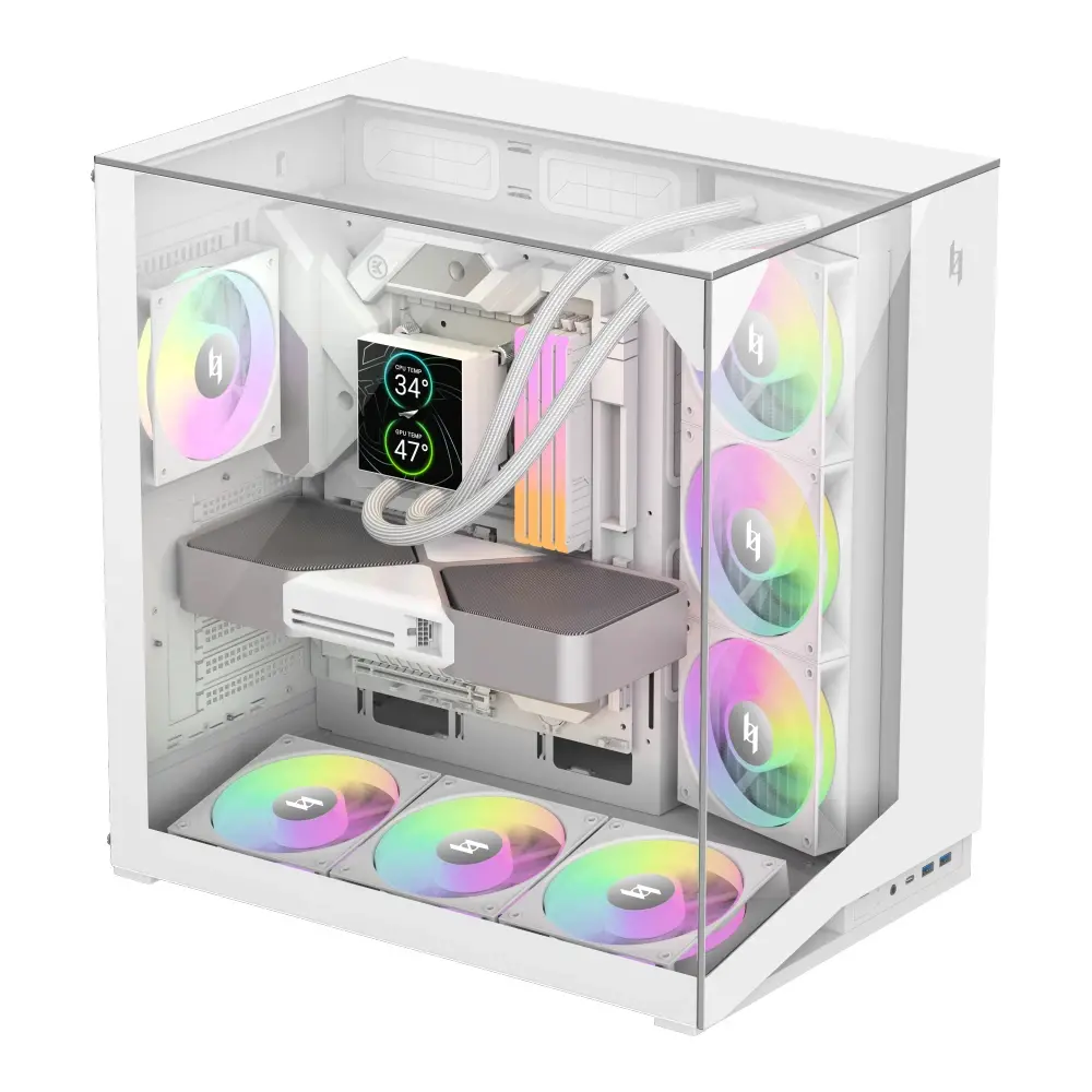 Gamemax кутия Case ATX - NEX C56 VC WH - image 1