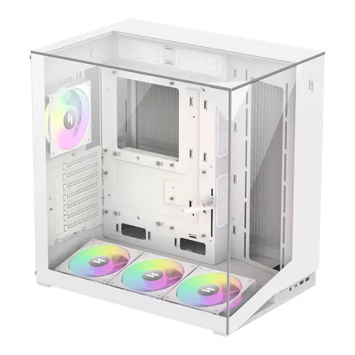 Gamemax кутия Case ATX - NEX C56 VC WH - 9