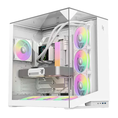 Gamemax кутия Case ATX - NEX C56 VC WH - 1