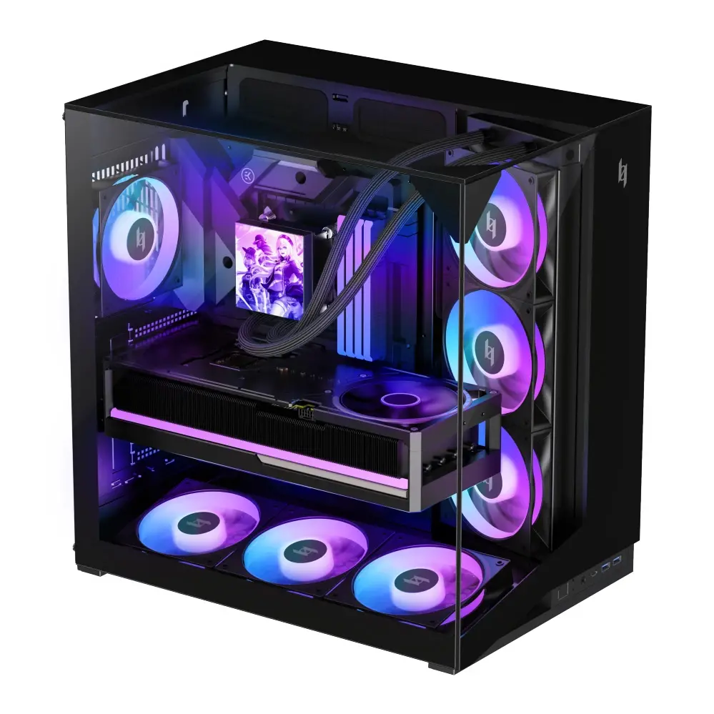 Gamemax кутия Case ATX - NEX C56 VC BK - image 3