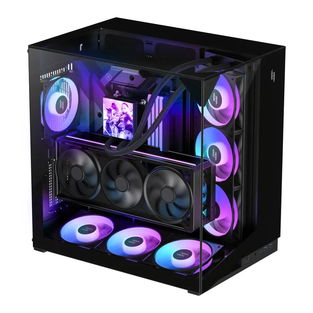 Gamemax кутия Case ATX - NEX C56 VC BK - image 5