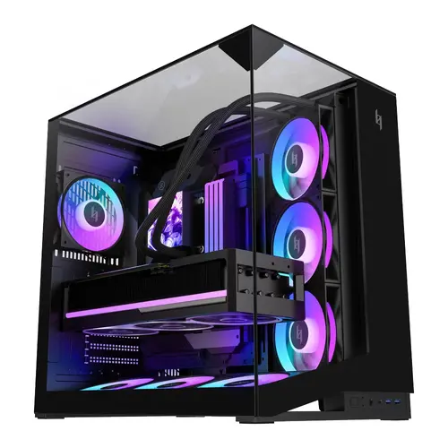 Gamemax кутия Case ATX - NEX C56 VC BK - 1