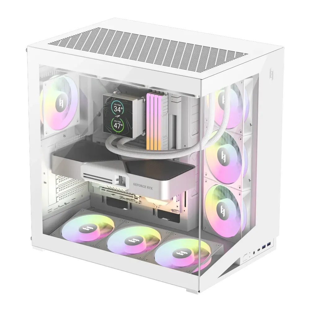 Gamemax кутия Case ATX - NEX C56 WH - image 4