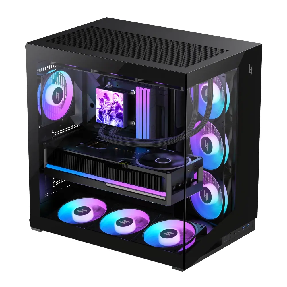 Gamemax кутия Case ATX - NEX C56 BK - image 3