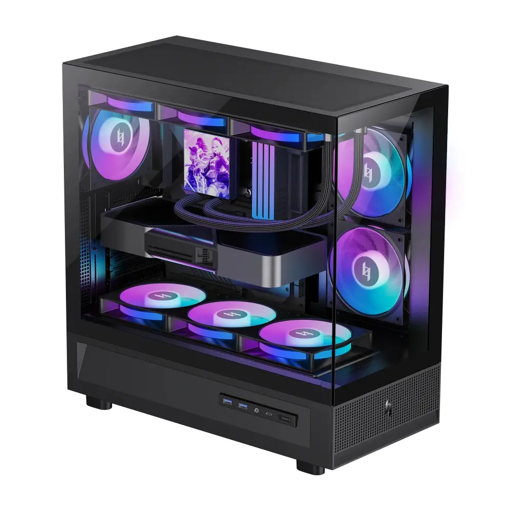 Gamemax кутия Case ATX - NEX C51 BK - image 2