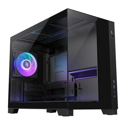 Gamemax кутия Case mATX - NEX C33 BK - 2