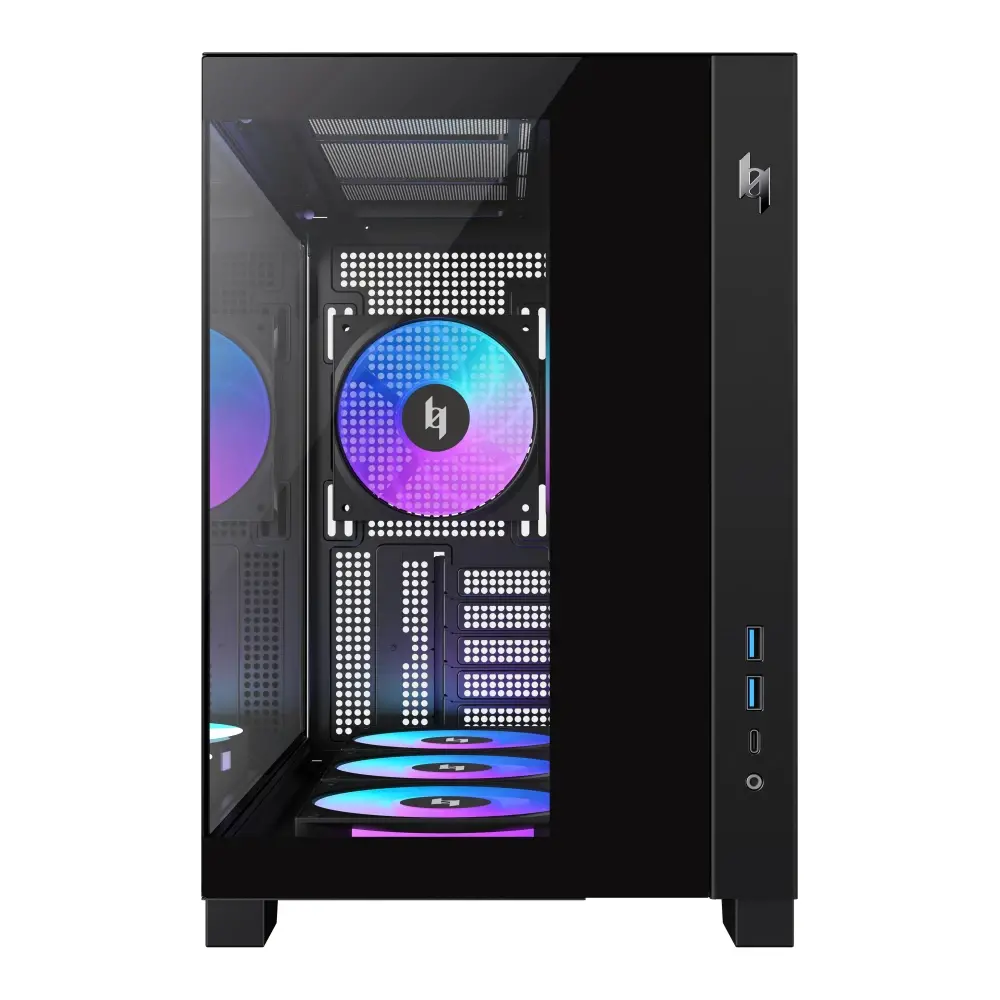 Gamemax кутия Case mATX - NEX C33 BK - image 3