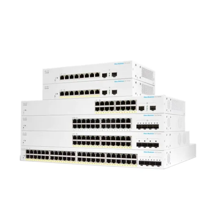 Комутатор, Cisco CBS220 Smart 8-port GE, PoE, Ext PS, 2x1G SFP