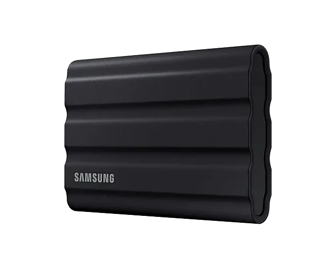 Твърд диск, Samsung Portable NVME SSD T7 Shield 2TB , USB 3.2 Gen2, Rugged, IP65, Read 1050 MB/s Write 1000 MB/s, Black - image 2