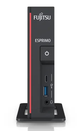 Настолен компютър, Fujitsu ESPRIMO G5011 ~0.86 liters, Intel Core i3-10105, 8GB DDR4-3200, SSD PCIe 256GB M.2 NVMe Value, WLAN 802.11ax, Wi-Fi 6 BT5.2, Country kit (INT), AC-Adapter 19V/65W, Load Win10 Pro(64) R3+Office 1mth Trial, Optical USB mouse black, Win10 Pro