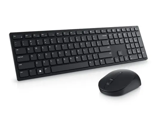 Set, Dell Pro Wireless Keyboard and Mouse - KM5221W - US International (QWERTY)