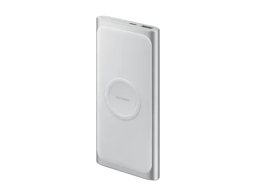 Външна батерия, Samsung Wireless Battery Pack 10,000mah, 15W Wired, 5W Wireless Charging Silver - image 3