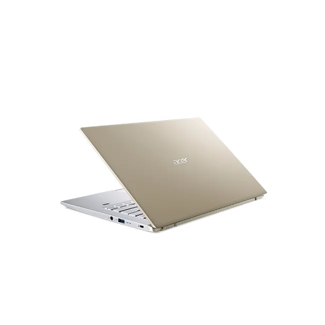 Лаптоп, Acer Swift X, SFX14-41G-R55L, AMD Ryzen 7 5800U (Up to 4.4GHz, 16MB), 14" IPS FHD (1920x1080), 16GB DDR4 (8GB onboard), 1024GB PCIe SSD, RTX3050 4GB DDR6, WiFi 6AX+BT, HD Cam. with 2Mic., FPR, Win 10 Pro, Gold&Silver+Acer 7in1 Type C dongle - image 2