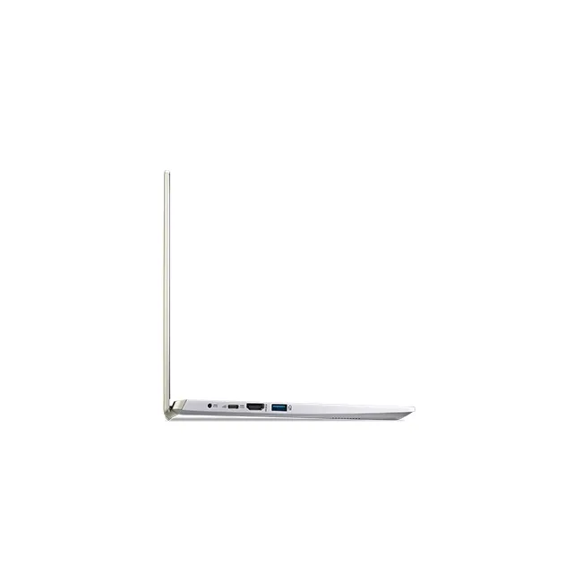 Лаптоп, Acer Swift X, SFX14-41G-R55L, AMD Ryzen 7 5800U (Up to 4.4GHz, 16MB), 14" IPS FHD (1920x1080), 16GB DDR4 (8GB onboard), 1024GB PCIe SSD, RTX3050 4GB DDR6, WiFi 6AX+BT, HD Cam. with 2Mic., FPR, Win 10 Pro, Gold&Silver+Acer 7in1 Type C dongle - image 3