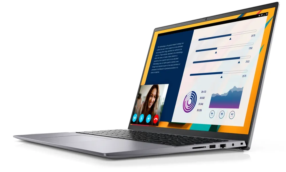 Лаптоп, Dell Vostro 5620, Intel Core i5-1240P (12M Cache, up to 4.40 GHz), 16" 16:10 FHD+ (1920x1200) WVA AG 250 nits, 8GB, 1x8GB, DDR4, 512GB SSD PCIe M.2, Intel UHD Graphics, Cam&Mic, Wi-Fi 6 , BT, Backlit Kb, Win 11 Pro, 3Y PS - image 1