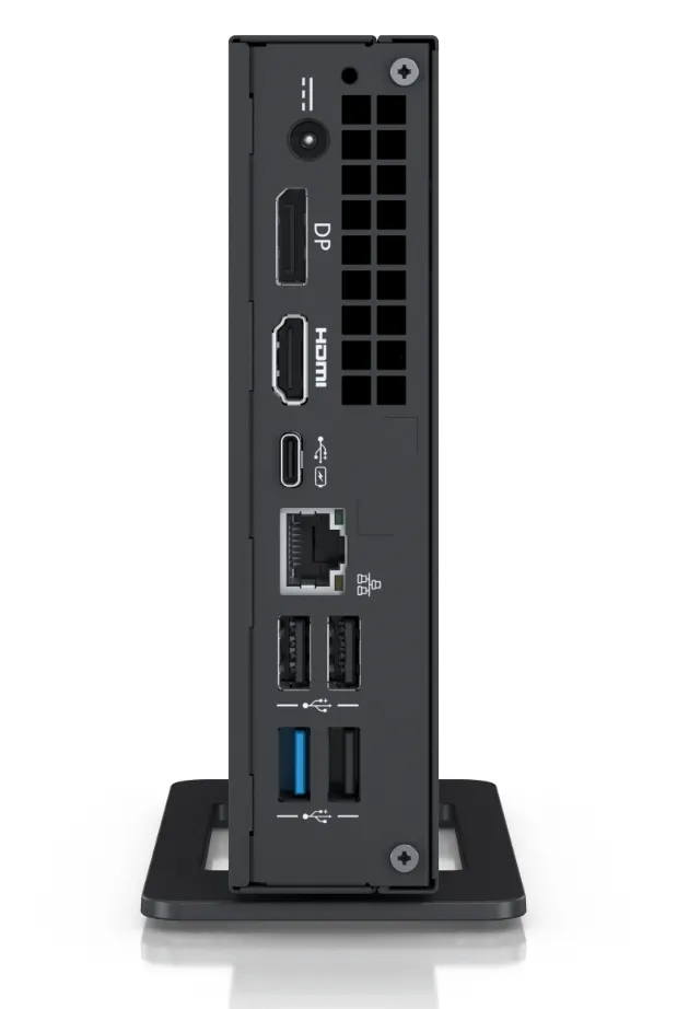 Настолен компютър, Fujitsu ESPRIMO G5011 ~0.86 liters, Intel Pentium G6400, 4GB DDR4-3200, SSD PCIe 128GB M.2 NVMe Value, Mounting Kit for 2,5"HDD, Country kit (INT), AC-Adapter 19V/65W, Load Win10 Pro(64) R3+Office 1mth Trial, Optical USB mouse black, Win10 Pro Entry - image 3