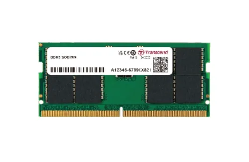 Памет, Transcend 16GB JM DDR5 4800 SO-DIMM 1Rx8 2Gx8 CL40 1.1V
